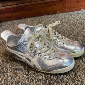 Onitsuka Tiger by Asics Silver Sneakers